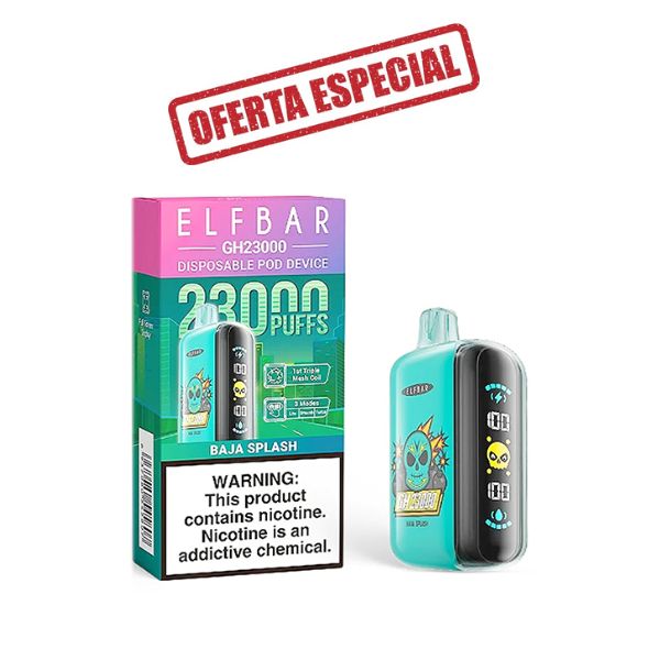 Elf Bar GH23000 Puffs – Baja Splash (Mix Frutas Citricas) – Pod descartável