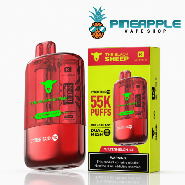 Black Sheep Cyber Tank Pro 55K – 55.000 Puffs – Pod Descartável