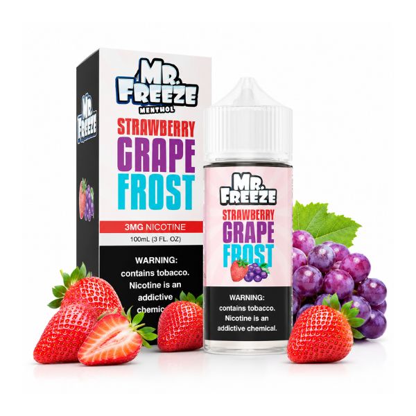 Mr. Freeze - Strawberry Grape Frost (Morango e Uva) - Freebase 100ml