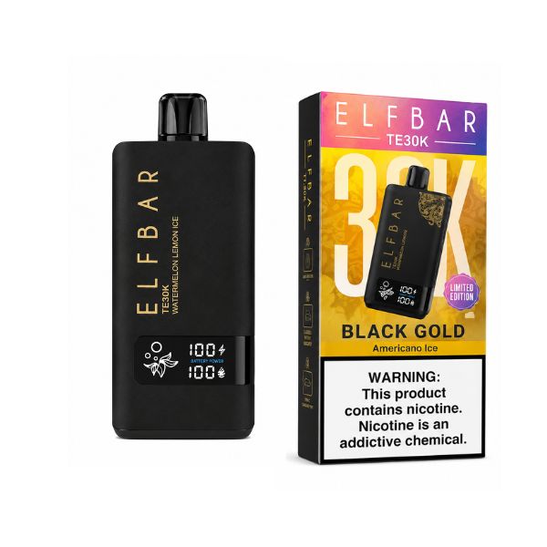 Elf Bar Black Gold – TE30K | Edição Limitada Premium - Imagem 2