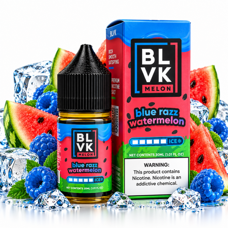 BLVK Melon Blue Razz Watermelon 30ml | NicSalt - Pineapple - Vape Shop