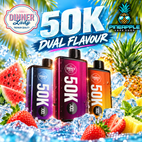 Dinner Lady Dual Flavor - 50.000 puffs - Pod Descartável