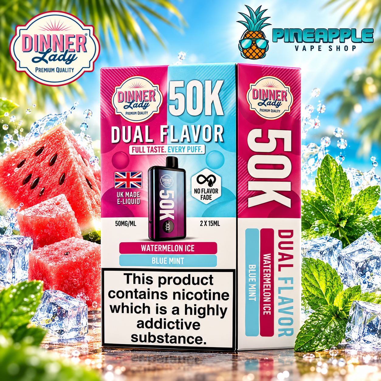Dinner Lady Dual Flavor - 50.000 puffs - Pod Descartável - Imagem 4